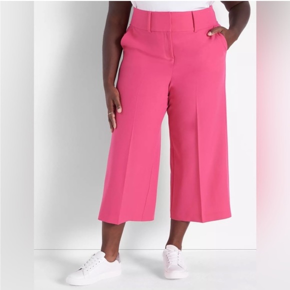 Lane Bryant Pants - Lane Bryant Vibrant Pink Ankle Pants